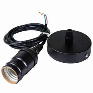 Portalámparas industrial E27 con cable de 1,1 m, modelo G1