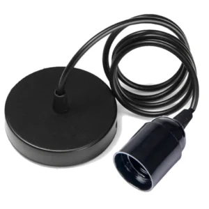 Portalámparas industrial E27 con cable de 1,1 m, modelo A