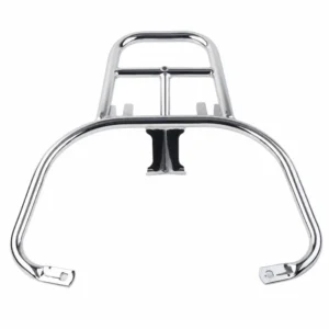 Portaequipajes trasero compatible con Piaggio GTS 300 / Sprint 150 - Color Plateado