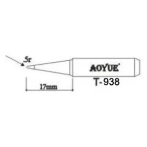 Punta Soldador Aoyue 938 Repuesto compatible solo con Aoyue 938