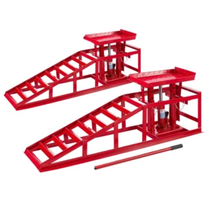 Rampa hidráulica para coche 2 toneladas - Elevadora ajustable profesional