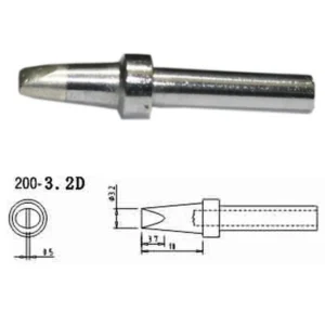 Repuesto punta soldador Mlink S4 MOD 200-3,2D para estaciones de soldadura