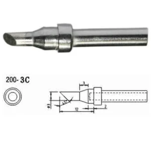 Repuesto punta soldador Mlink S4 MOD 200-3C para estaciones de soldadura