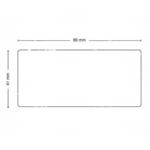 Rollo de 300 etiquetas adhesivas compatible Dymo 11356 tamaño 89mm x 41mm