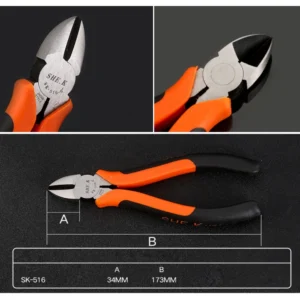 SK-516 173mm Alicates de lado diagonal de gran potencia TSX TOOL