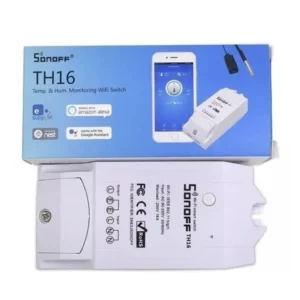 Sonoff TH16 Wifi - Conmutador Inteligente para Monitorización de Temperatura y Humedad