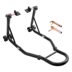 Soporte Elevador de Rueda Trasera para Motocicletas con Capacidad de 385 kg y Ajustable