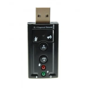 Tarjeta de sonido 7.1 USB compatible con Windows, Linux y Mac