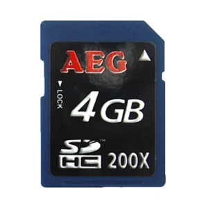 Tarjeta SDHC 4GB Clase 10 Alta Velocidad para almacenamiento eficiente