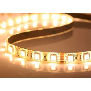 Tira led 12v blanco cálido 5 metros SMD5050 60LED/metro 14W para interior y exterior