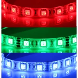 Tira LED 12V RGB 5 metros regulable SMD5050 60LED por metro IP65