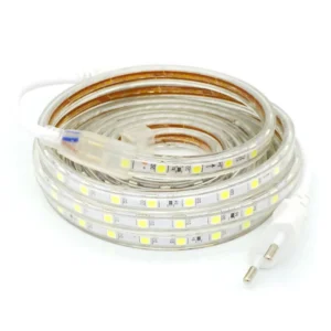 Tira LED 220V SMD5050 con 60 LED/m Blanco Cálido 3000K a Medida