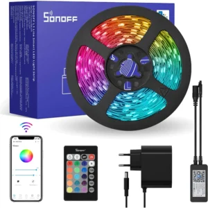 Tira LED inteligente WiFi SONOFF L2 Lite 5 metros con control remoto y app
