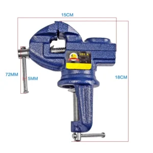 Tornillo de banco rotación 360 mod sk295 con sujeción firme SHEK
