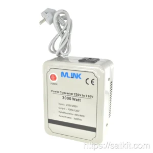 Transformador de corriente 220v a 110v 3000w para uso doméstico y profesional