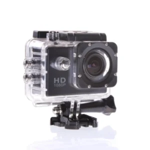 Cámara de acción sumergible 12 MP HD 1080p gran angular con accesorios