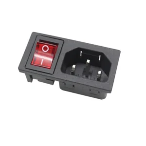 Zócalo de alimentación con interruptor basculante AC03A de satkit