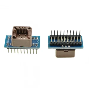 Zócalo programador PLCC20 a DIP20 con fácil inserción - satkit