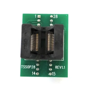 Zócalo programador TSOP28 a DIP28 con fácil inserción para programadores satkit