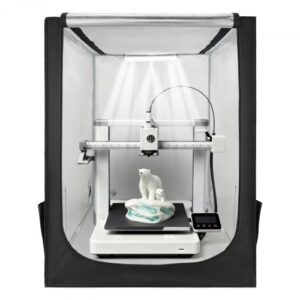 VEVOR Carcasa para Impresora 3D, 70 x 75 x 90 cm, Cubierta Protectora Antipolvo e Impermeable con Temperatura Constante e Iluminación LED, para los Modelos más Comunes de Creality/ELEGOO/Anycubic