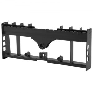 VEVOR Bastidor de Paletas para Minicargadoras de 1150 mm con Receptor de Enganche de 50,8 mm y Manguitos de Lanza, Carga 1814 kg para Cargadores, Tractores, Montaje de Conexión Rápida, Solo Bastidor