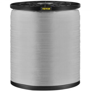 VEVOR Cinta de tracción de poliéster,cuerda plana profesional,capacidad tracción