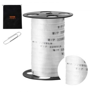 VEVOR Cinta de Tracción de Poliéster 33 m x 1,6 cm Capacidad de Tensión 998 kgf