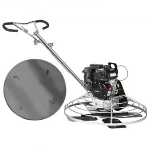 VEVOR Máquina Alisadora de Cemento 965 mm 6 HP Paleta Eléctrica de Cemento a Gasolina Resistente con Plataforma Flotante Hoja de Paleta para Superficie de Concreto Lisa, Cemento de Concreto