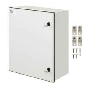 VEVOR Caja Eléctrica de Fibra de Vidrio, Montaje en Pared de 50x40x20 cm