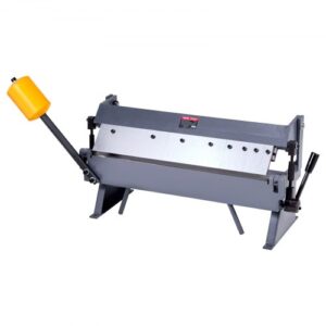 VEVOR Dobladora de Cajas y Bandejas, Dobladora de Chapa Metálica de 61 cm, Capacidad para Acero Dulce de 1,5 mm, Ajustable de 0-135°, Máquina Plegadora de Metal con 5 Dedos para Doblado Preciso
