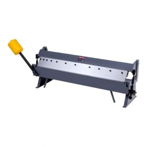 VEVOR Dobladora de Cajas y Bandejas, Dobladora de Chapa Metálica de 91 cm, Capacidad para Acero Dulce de 1,5 mm, Ajustable de 0-135°, Máquina Plegadora de Metal con 6 Dedos para Doblado Preciso