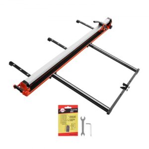 VEVOR Cortadora de Azulejos Manual 1800 mm, Capacidad de 50 kg, Corte Diagonal y Recto con Ruedas, Riel de Aluminio, Guía de Alineación, 2 Ruedas de Corte 8 y 22 mm para Cerámica Suelo Obras Pared