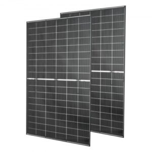 VEVOR Panel Solar 400W 2 Piezas, Módulo Solar Monocristalino Bifacial, Marco de Aluminio y Salida MC4, Eficiencia hasta 24%, IP65 Impermeable, para Autocaravanas Barcos Balcón Sistema fuera de la Red