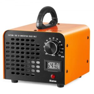 VEVOR Generador de Ozono Purificador de Aire 12000 mg/h Generador de O3 para Eliminar Olores Comercial Industrial 90 W Gran Capacidad 0-120 min Temporizador para Dormitorios Coches Mascotas