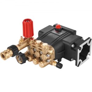 VEVOR Bomba para Hidrolavadora Émbolo Triple Horizontal con Eje de 3/4" 3700 PSI 3,0 GPM Kit de Repuesto para Bomba de Hidrolavadora Compatible con Modelos Simpson MorFlex 40224, 40225, 40226