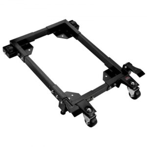 Base móvil VEVOR, capacidad de 1500 lb, ajustable de 18" x 24" a 26,5" x 31,5", soporte de base móvil universal resistente con ruedas giratorias, para equipos de carpintería, sierras de cinta, herramientas eléctricas, máquinas