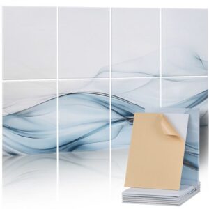 VEVOR Paneles Acústicos Artísticos, 8 uds, 400 x 300 x 10 mm, Baldosas de Pared Insonorizadas, Absorbentes de Sonido Decorativos Autoadhesivos para el Hogar, Oficina, Estudio, Teatro, Seda Ligera