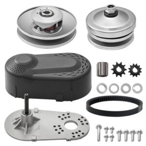 VEVOR Embrague de Transmisión Motor de 2 a 8 HP Embrague de Transmisión de Alta Resistencia 2000 RPM con Ruedas de Diseño Asimétrico y Correa de Goma Embrague Resistente y Duradero para Varios Motores