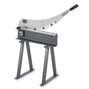 VEVOR Cizalla Vertical de Guillotina, Ancho de Bancada de 500 mm, Cizalla Manual de Material Q235 con Soporte para Chapa Metálica, Alta Precisión, para PCB, Aluminio, Acero, Cobre y Plástico