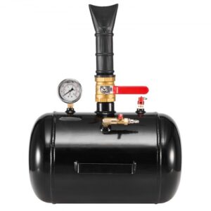 VEVOR Asentador de Talones para Neumáticos 18,9 L, Presión de Trabajo de 0,6-0,8 MPa, Bomba de Aire para Camionetas, Jeeps, Tractores Cortacésped, Autocaravanas, Color Negro, 400 x 535 x 295 mm