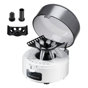 VEVOR Minicentrífuga, Centrífuga Eléctrica de Laboratorio RCF de 3013 xg con Rotor 2 en 1 para Tubos de 0,2/1,5/2 ml, Velocidad Fija de 7000 r/min Bajo Nivel de Ruido para Diversos Experimentos