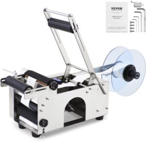 VEVOR Rebobinador de Etiquetas, 220 V 120 W 50 pcs/min Máquina de Rebobinado Etiquetas, 640x350x460mm Máquina de Etiquetas para Industrias como Ropa, Logística de Almacenes, Química Farmacéutica