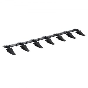 VEVOR Barra de Dientes para Cucharón de Tractor 1500 mm Barra de 7 Dientes para Cargador Tractor Compacto Carga de 2000 kg Atornillada para Excavación Eficiente del Suelo y Protección del Cucharón