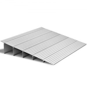 VEVOR Rampa de Umbral 677x865x138 mm, Rampa de Aleación de Aluminio para Bordillos Entrada, Capacidad de Carga de 362,9 kg, para Sillas de Ruedas, Scooters, Sillas Eléctricas, Escaleras de Casa