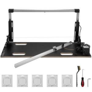 VEVOR Cortador de Alambre Caliente 360 ? Longitud de Corte 100 cm Máquina Corte de Espuma de Poliestireno Horizontal y Vertical 220 V Marcado Láser 138 x 35 x 15 cm Mesa de Trabajo de Corte de Espuma