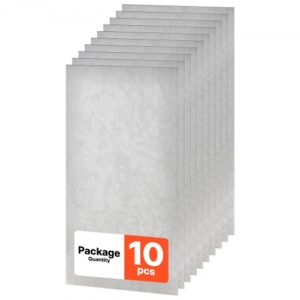 VEVOR Paneles de Techo de PVC 605 x 1210 mm 10 Piezas, Placas de Techo, Baldosas Decorativas, Tablero de Espuma con Sistema de Rejilla, Resistente al Agua y Manchas, para Hogar, Baño, Oficina y Cocina