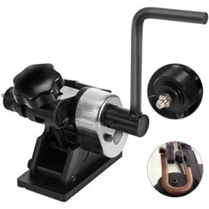 VEVOR Máquina de Doblado de Tuberías 76mm, Máquina curvadora portátil, Curvadora de Tubos, Dobladora de Anillos Acero de Placa Manual 13-1 / 2'' Mango Máquina Roladora 3"
