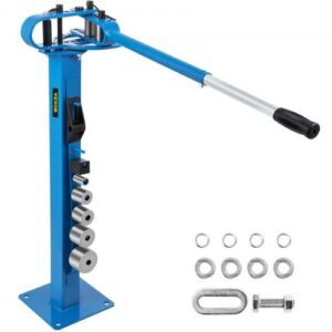 VEVOR Máquina de DobladoTuberías Curvadora de Tubos Máquina Multicapa Dobladora de Tubos YP 38 7 Telescópico de 44' Escritorio, Capacidad de Acero Dulce: 5/16 x 1-1 / 4 ", 1/4 x 1-15 / 16"
