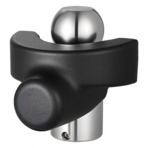 VEVOR Candado Antirrobo para Enganche de Remolque, para Acopladores de 58,7 mm, con 3 Llaves, Resistente a la Palanca y a los Impactos, para Vehículos Recreativos, Barcos, Vehículos Todoterreno
