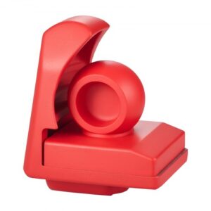 VEVOR Candado para Remolque, Compatible con Acoplamientos de 47,6/50,8/58,7 mm, Candado de Bola Antirrobo con 3 Llaves, Apto para Autocaravanas, Barcos y Remolques, Color Rojo, 93 x 65 x 110 mm
